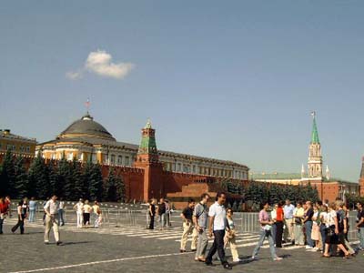 Mo, Kremlinmuur met Lenin Mausoleum